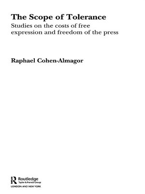 cover image of The Scope of Tolerance